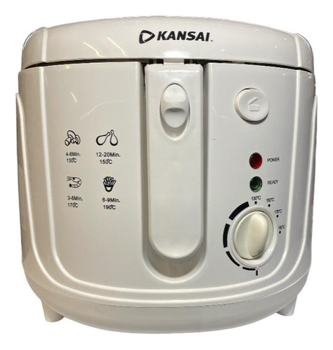 Freidora Eléctrica Kansai Df5318 Color Blanco 1500 W
