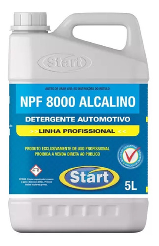 Detergente Npf 8000 Alcalino Linha Automotivo Start Quimica