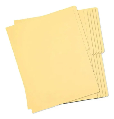 Folder Tamaño Carta Colores Claros Paquete C/100 Pz