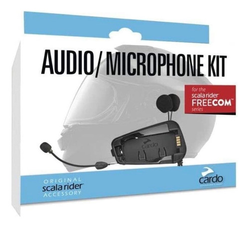 Kit Audio Microfone Cardo Scala Rider Freecom 1 2 4