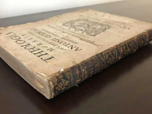 Livro Antigo 1758 Theologia Moralis Antonii Godeau Latim