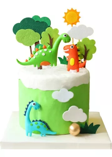 Decoracion Para Pastel De Dinosaurios | MercadoLibre ?