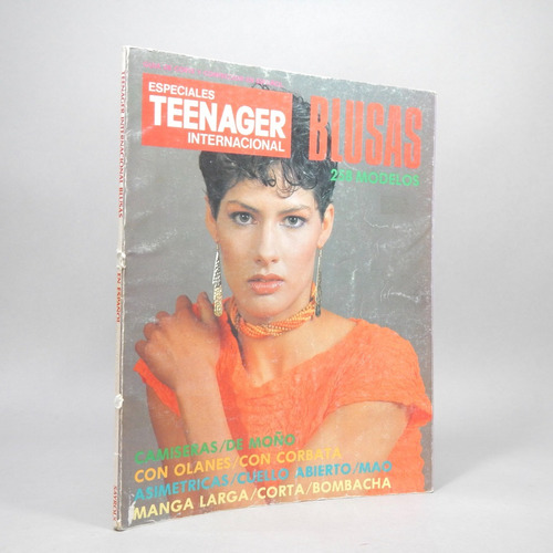 Revista Blusas 258 Modelos Especiales Teenager 1984 Bk1