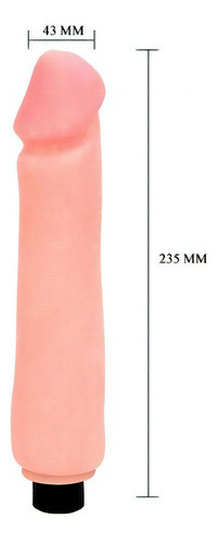 Vibrador Flexible Pene Venoso Realista 23 Cm, Real Penis