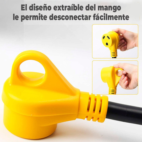 Cable Adaptador Alimentación Nema 5-15p Macho A Tt-30r Hembr