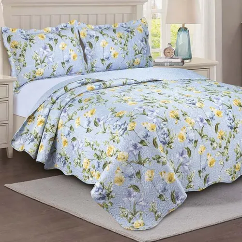 Colcha De Casal Cobre Leito Cocha De Cama Matelado 3 Peças
