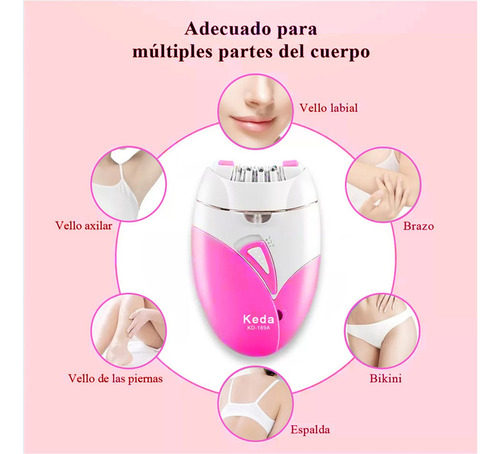 Depilador Elétrico, Portátil E Recarregável Por Usb