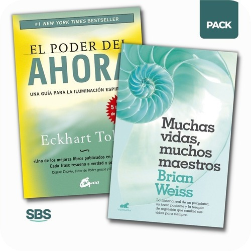 Muchas Vidas Muchos Maestros + Poder Del Ahora - 2 Libros