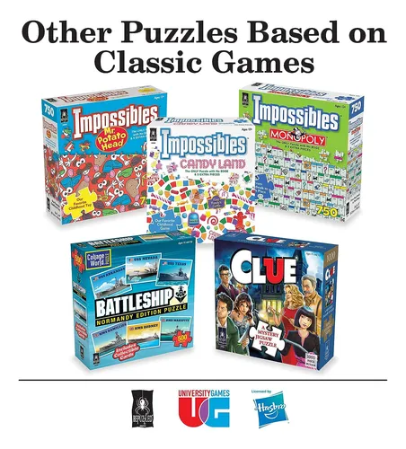 Bepuzzled | Hasbro Juego Candyland Impossibles Puzzle, Ba...