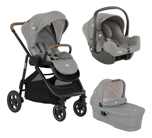 Conjunto Versatrax E Trio Cinza Pebble - Joie