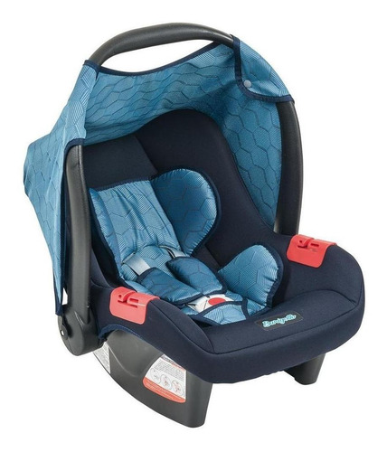 Bebê conforto Burigotto Touring Evolution SE azul-geo