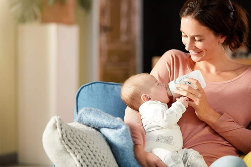 4 Tetinas Chupones Flujo Lento 1m Anticolicos Philips Avent