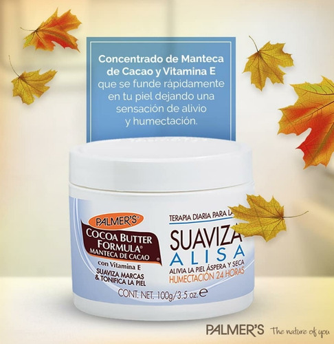 Crema Manteca De Cacao Palmers® Cocoa Butter Suaviza Alisa