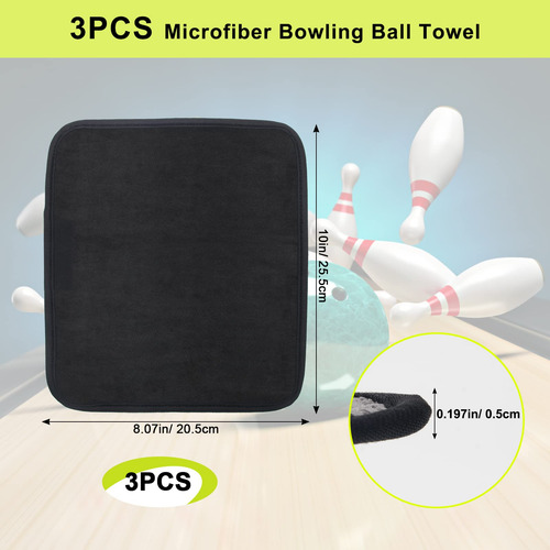 Toallas Limpiadoras De Bolas De Boliche De Microfibra 25 X 2 Nombre Del Diseño