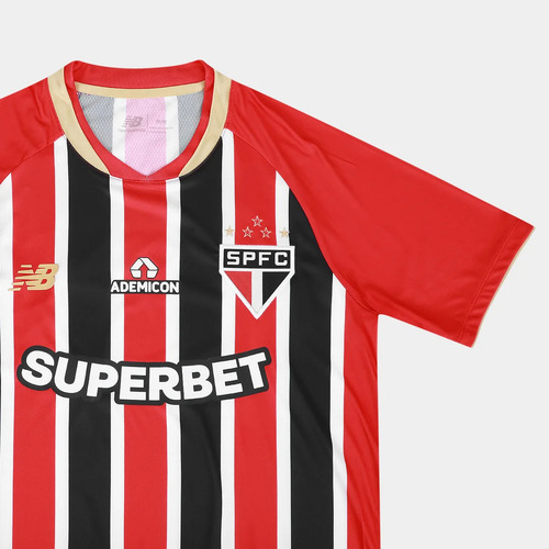Camisa E Short São Paulo 25/25 - Listrado