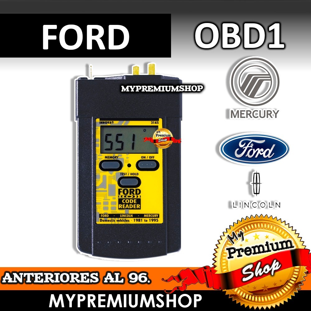 Escáner Automotriz Ford Obd1 Anteriores 96 Mercury Lincoln Mercado Libre