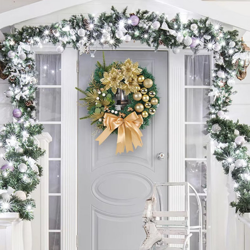 I Ornament Wreath, Decoración Navideña, 30 Cm