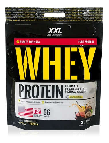 Whey Protein 3 Kg Xxl Proteína Concentrada Pura