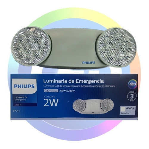 Lampara De Emergencia Led Philips Ledr1w5