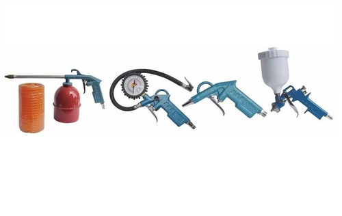 Imagem 2 de 6 de Kit De Acessórios Para Compressor 05 Peças G1444br Gamma