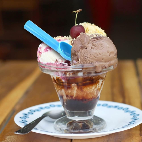 4 Cucharadas De Colores Surtidos Para Helado, Cuchara Antiad