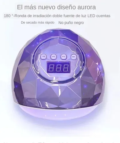 Lampara Led Espejo Diamante Para Secado Rápido De Uñas 86w