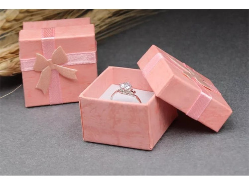 Imagen 2 de 5 de Set 12 Cajas De Regalo Para Joyas 4x4cm