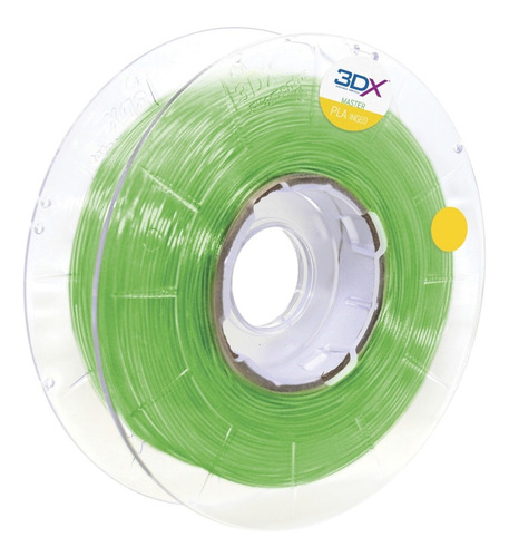 Imagem 1 de 5 de Filamento Pla Ht Verde Translucido 1,75 Mm | 500g 3dx