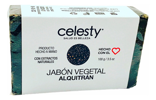 Kit 15 Pzs Jabón Vegetal Alquitrán Hulla Psioriasis 100g