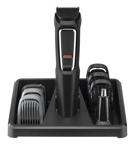 Imagen 4 de 4 de Máquina afeitadora y cortadora de pelo Philips Series 3000 MG3731 negra 100V/240V