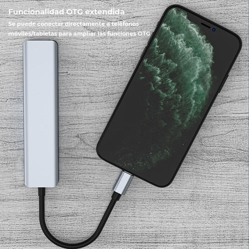Tipo C Hub 8 En 1 Adaptador Usb C A Hdmi Con Ethernet