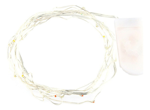 Cadena De Luces De Alambre De Cobre Alimentadas Con Celdas D
