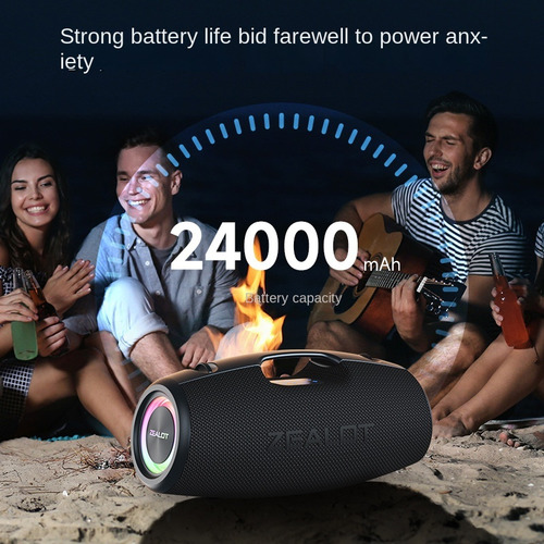 Para Zealot S78 Altavoz Bluetooth Subwoofer Portátil