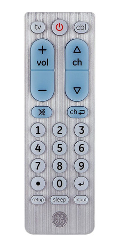 Ge Big Button - Mando A Distancia Universal 2-dispositivo Pl