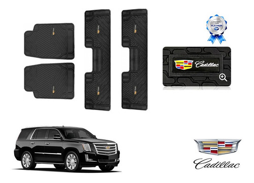 Tapetes 3 Filas Big Truck Logo Cadillac Escalade 2015 A 2020