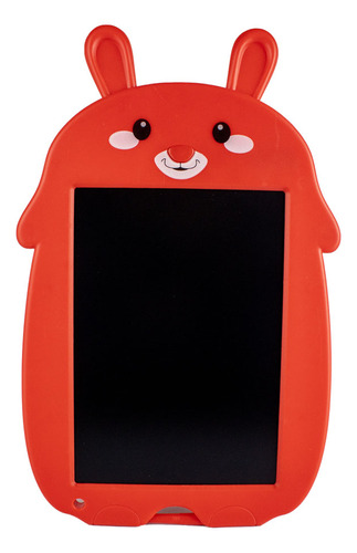 Lousa Mágica Coelho Lcd Digital Infantil Tablet P/ Crianças Cor Vermelho