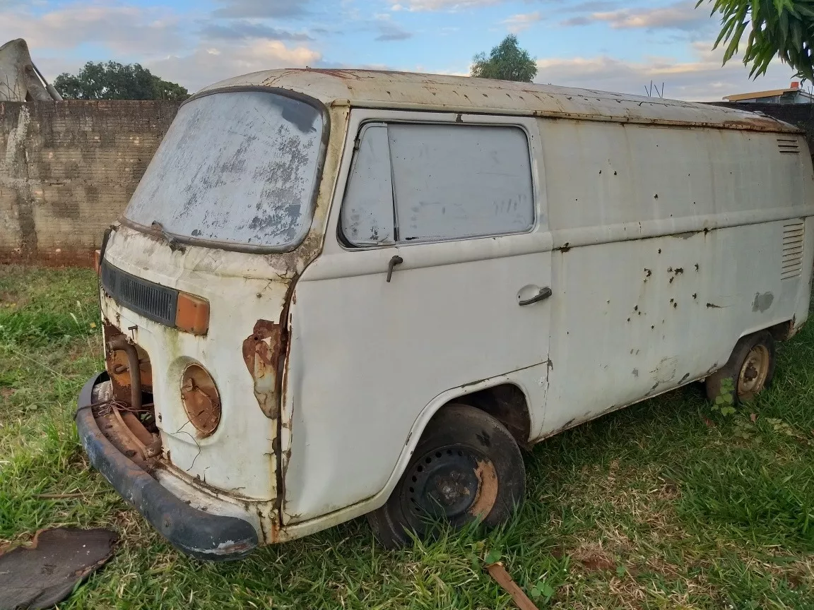 Vw Kombi Furgão Diesel Carroceria Sem Mecânica