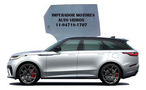Vidro Porta Traseira Land Rover Velar 2017 Original Com Logo