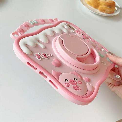 Funda De Silicona Con Soporte For Carcasa Protectora Con D