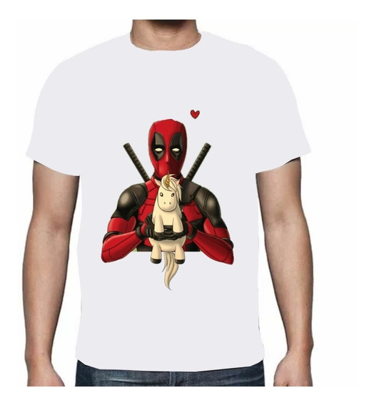 Camiseta Manga Larga Deadpool Logo Hombre Lph Camiseta Manga Larga Deadpool Logo Hombre Lph