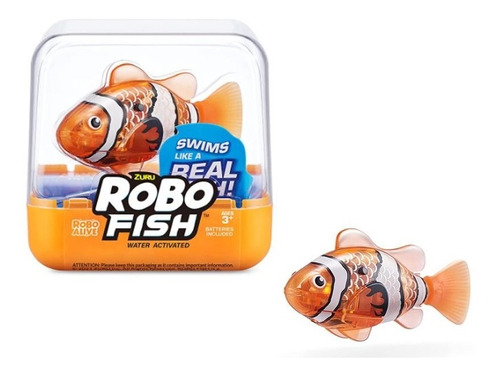 Robo Fish Zurus Original Color Naranja