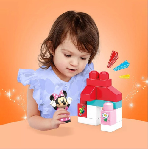 Juguete De Construcción Mega Bloks Disney Convertible Minnie 18