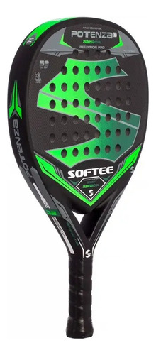 Pala Softee Potenza Rainbow Green Carbono 3k