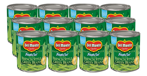 Del Monte Frijoles Verdes Enlatados De Estilo Francs, 8 Onza