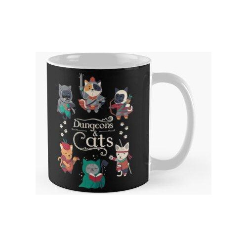 Taza Dungeons And Cats 2.0 Calidad Premium