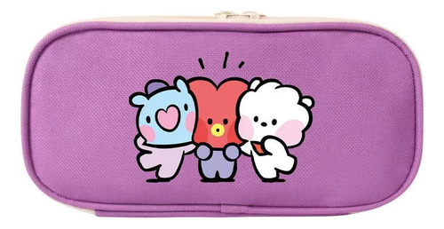 Lapicera Porta Lapices Bts Bt21 Morado