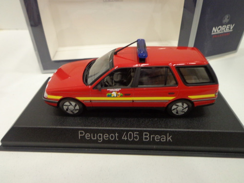 Peugeot 405 Break Bomberos 1/43 Norev
