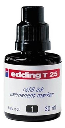 Tinta Edding T 25 Permanente Para Marcadores E300, 400, 404