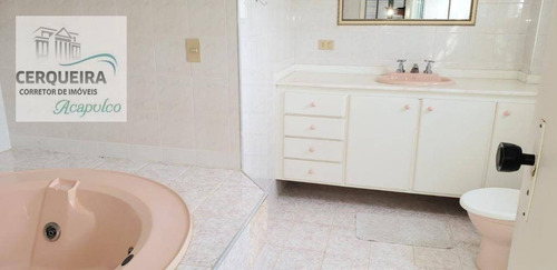 Casa Com 6 Dormitórios À Venda, 420 M² Por R$ 2.100.000 - Acapulco - Guarujá/sp - Ca0573