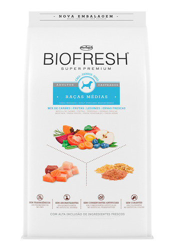 Biofresh Adulto Castrado Raza Mediana 3kg